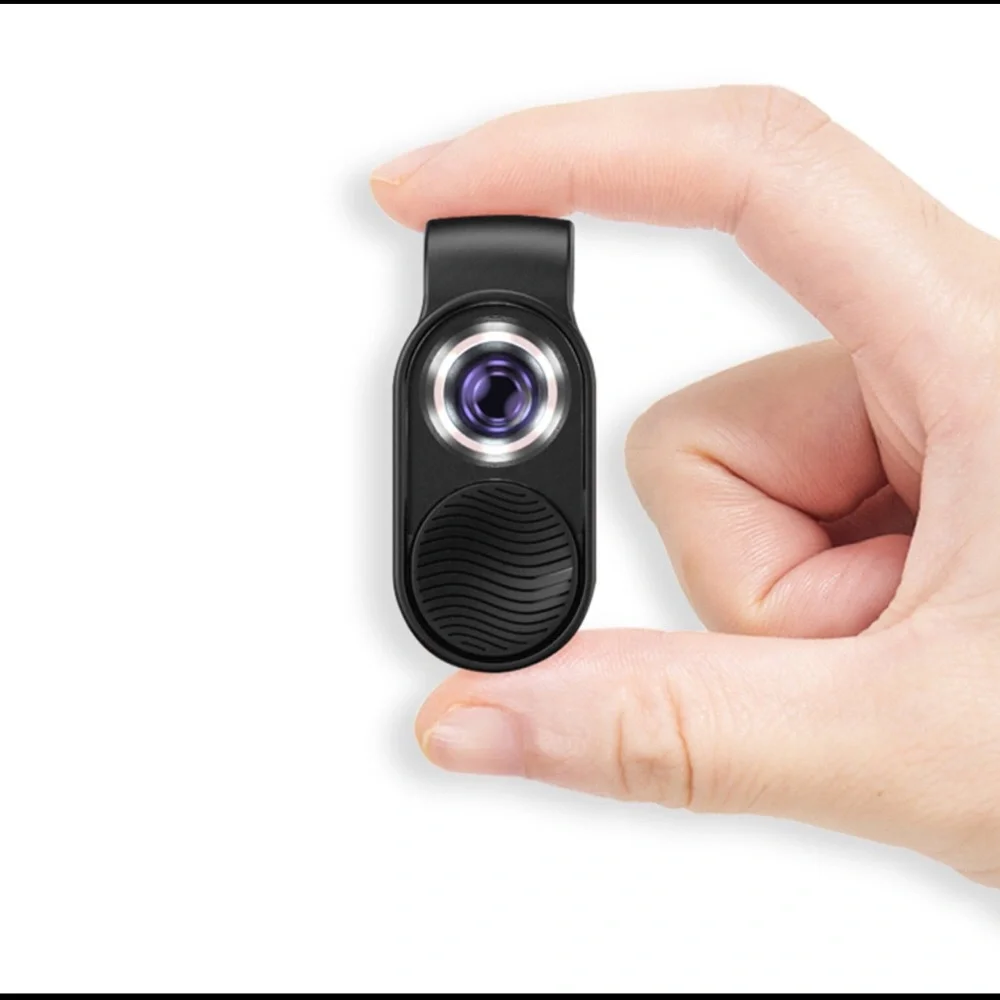 Mobile Microscope Lens LED Light Micro Pocket Lenses for iPhone XS Max Samsung